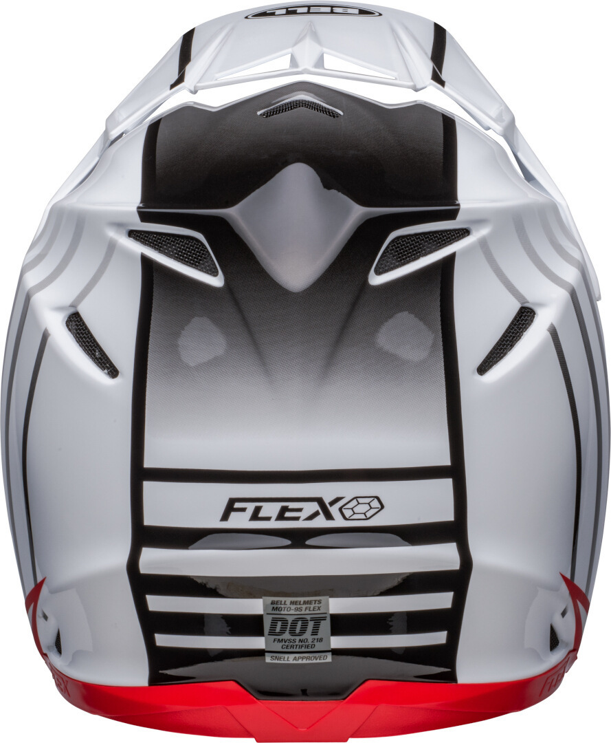Bell Moto-9S Flex Sprint Cască de motocross Alb/Roșu S Figura 6