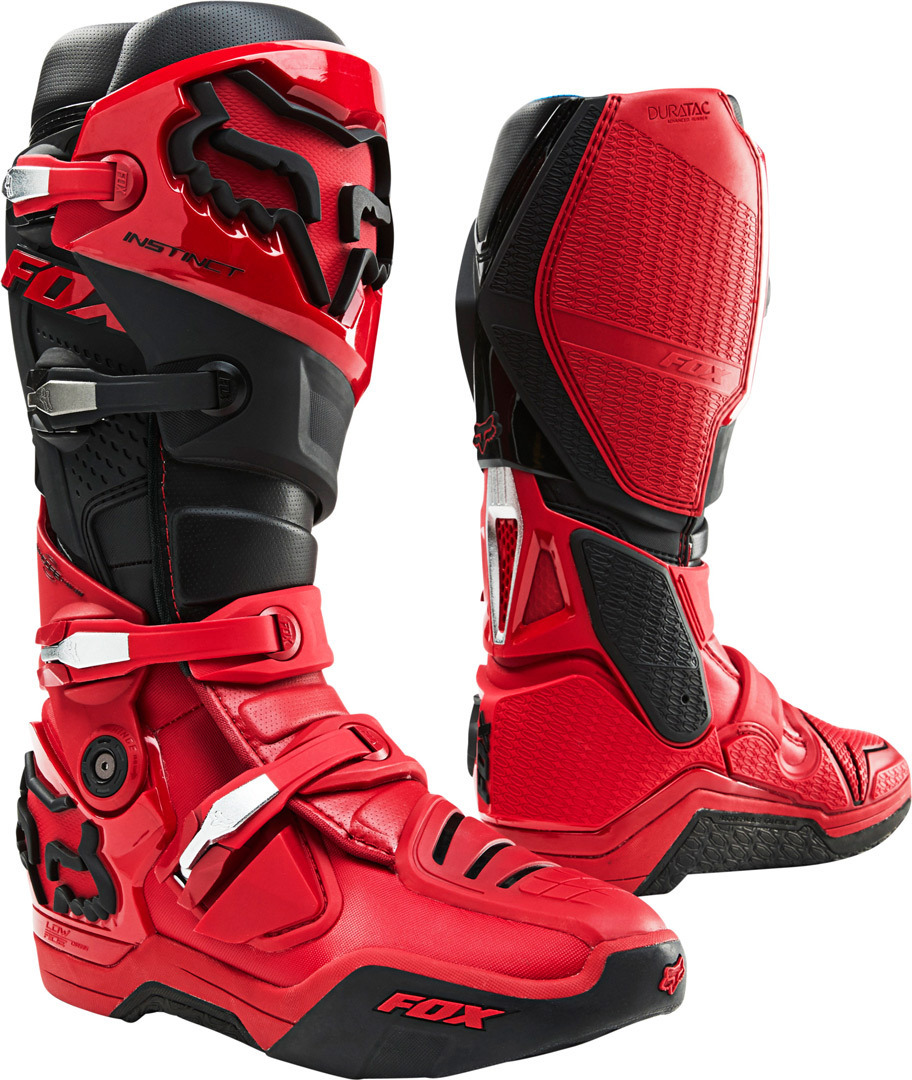 FOX Instinct Motocross Boots red/black 14 Figure 1