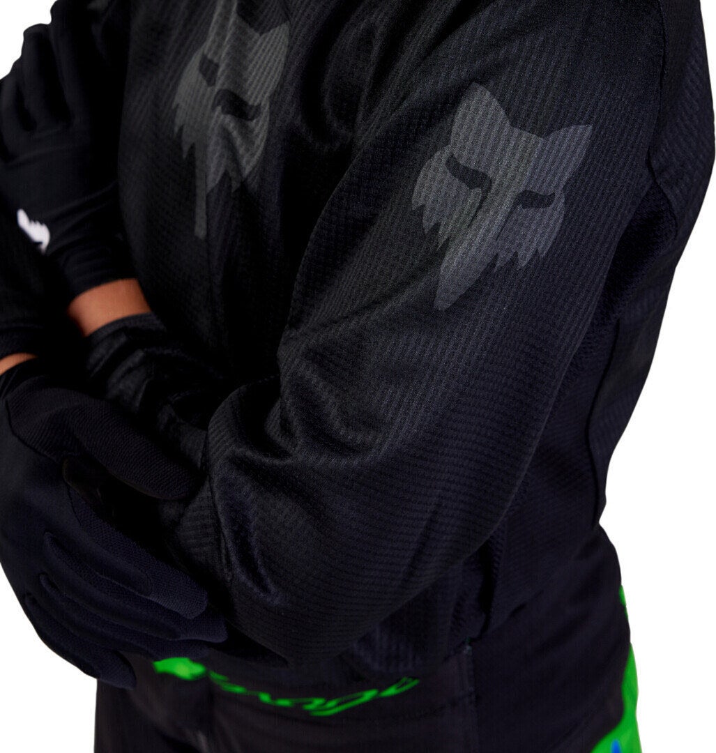 FOX 180 Blackout 2023 Jugend Motocross Jersey YS Abbildung 6