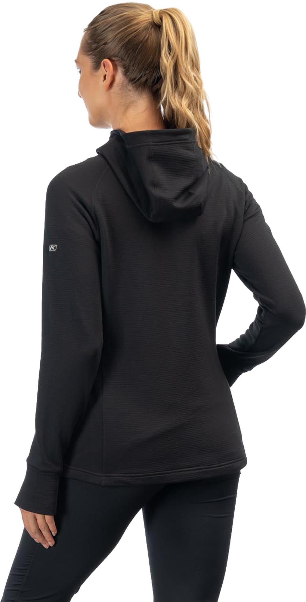 Klim Halo Moletom Feminino com Zíper preto M Figura 3