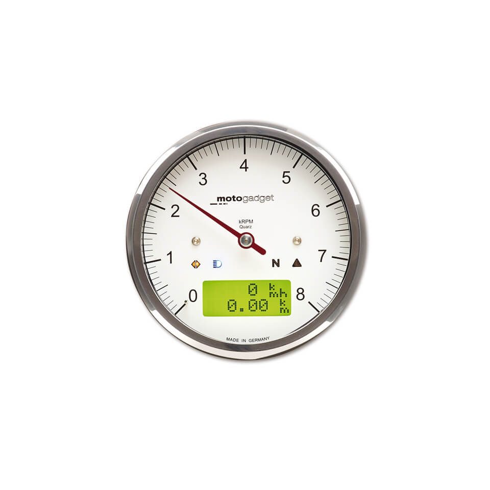 motogadget motogadget motoscope classic rev counter 8.000 RPM Artigo principal Figura 1