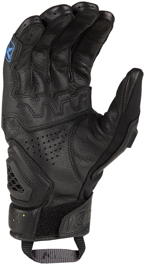 Klim Baja S4 Mănuși de motocicletă perforate Negru/Albastru L Figura 2