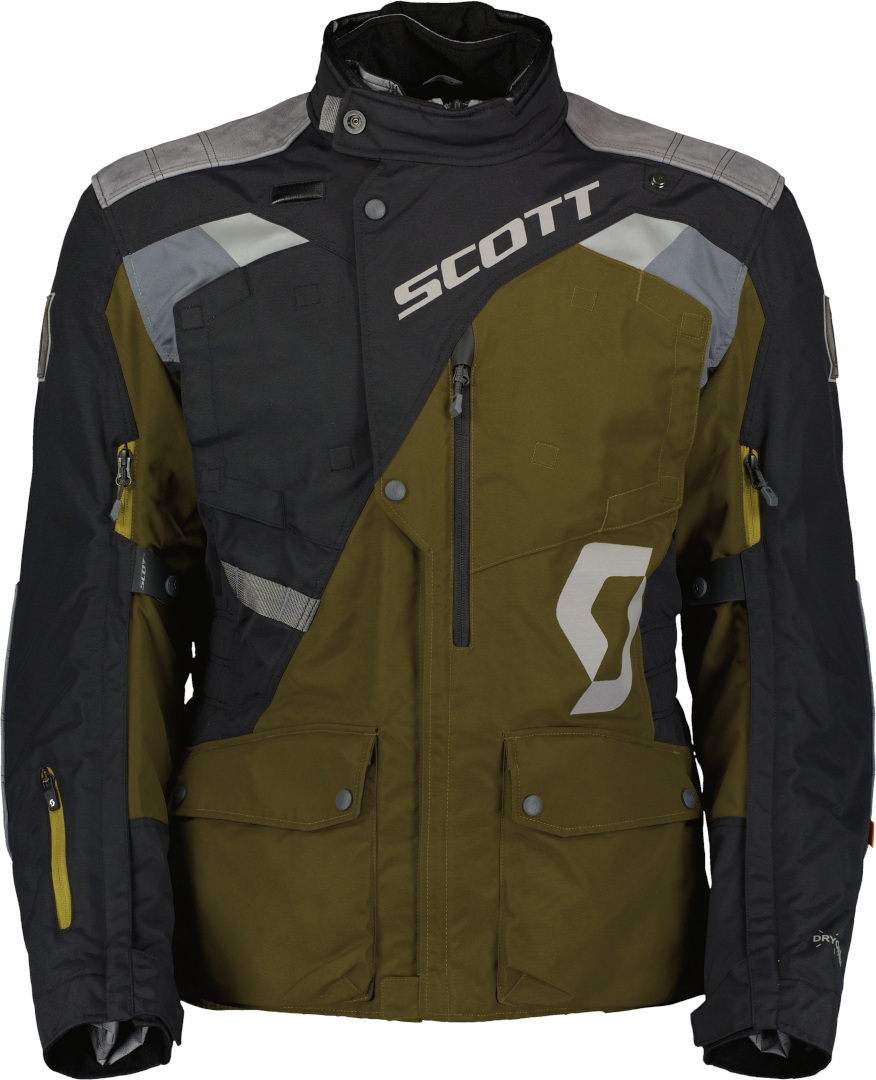Scott Dualraid Dryo Motorcycle Textile Jacket olive green/black Long L Figure 1