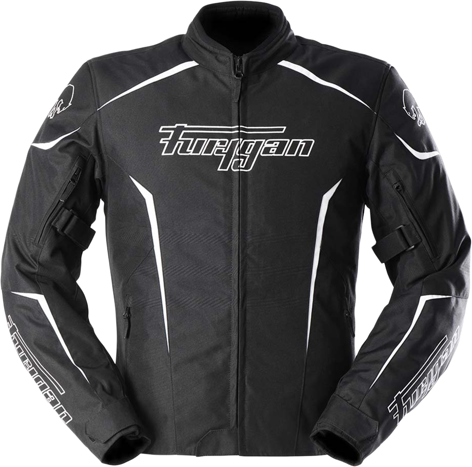 Furygan Yori Veste textile de moto imperméable Noir/Blanc/Blanc S Figure 1