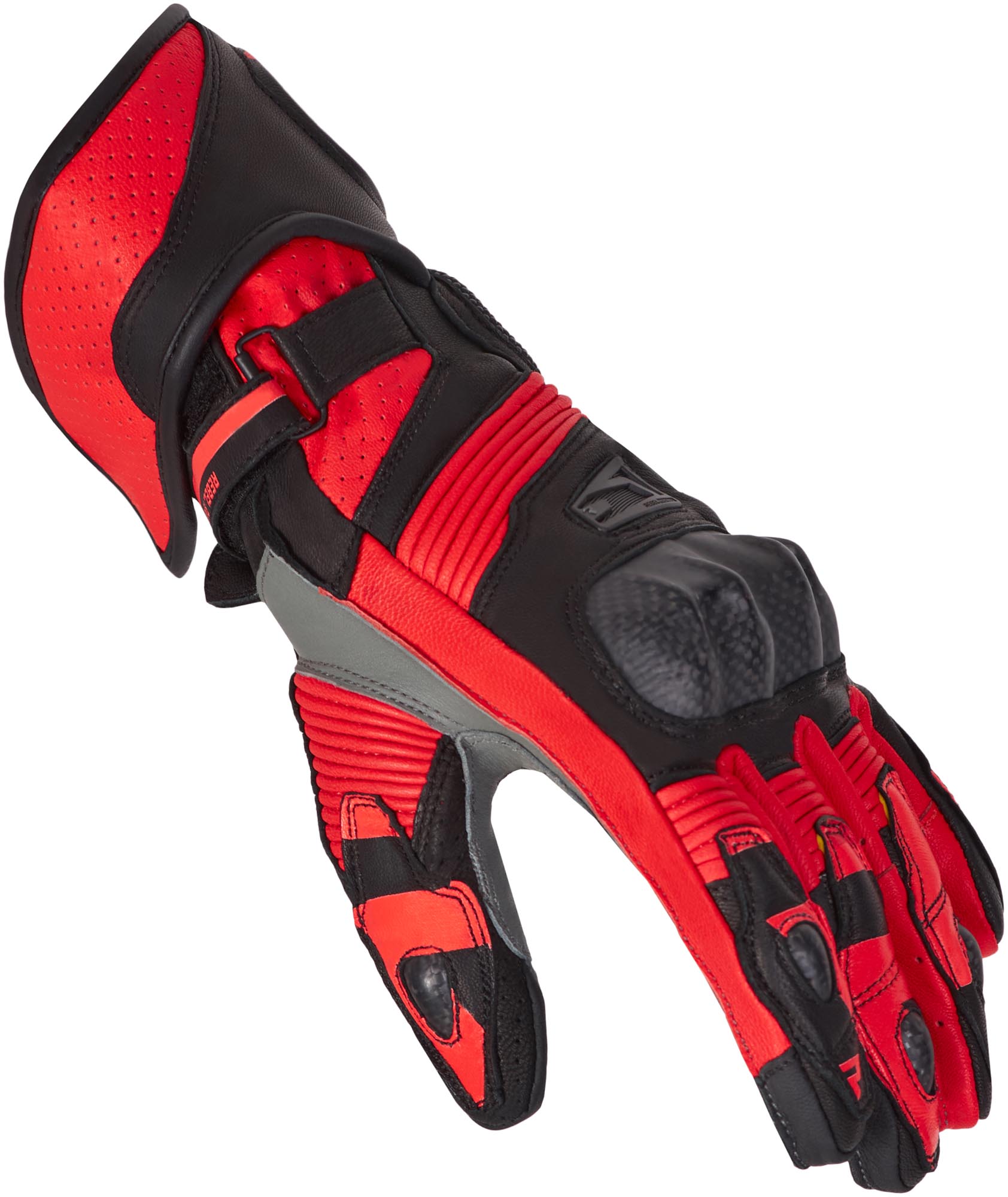 Rebelhorn Fighter Motorcycle Gloves black/red 4XL Figure 2
