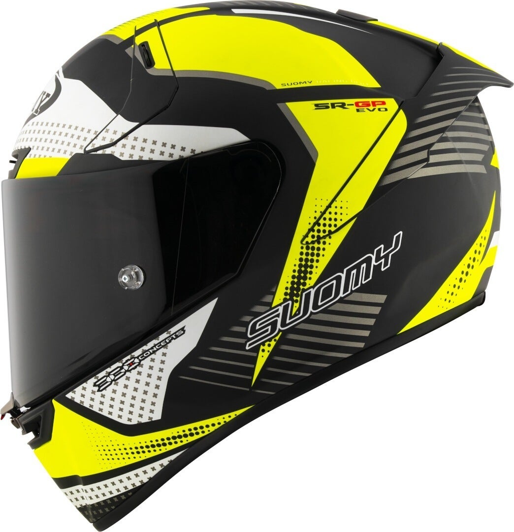 Suomy SR-GP Evo Airspeed Helm Geel/wit Verlies (59/60) Figuur 3
