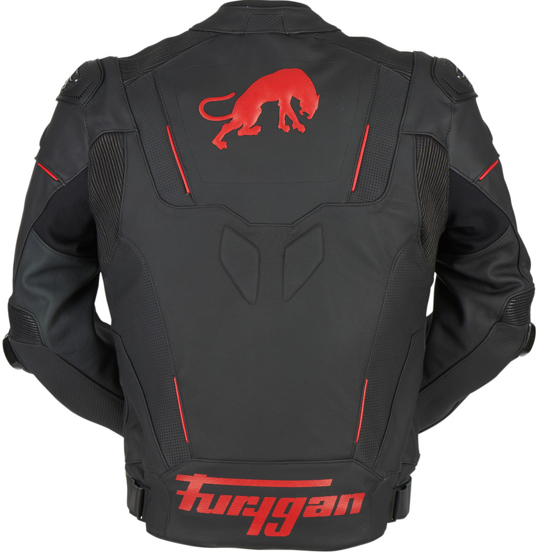 Furygan Raptor Evo 2 Motorcycle Leather Jacket black/red L Figure 3