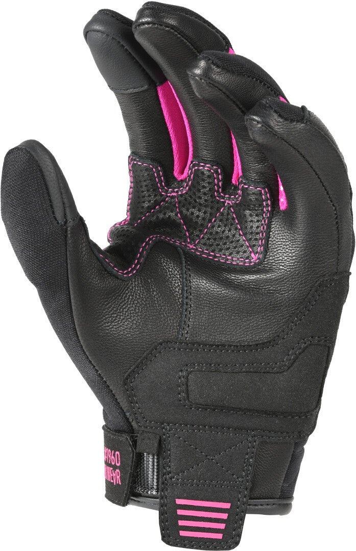 DIFI Matrix Motorcykelhandsker til damer sort/pink S Figur 2