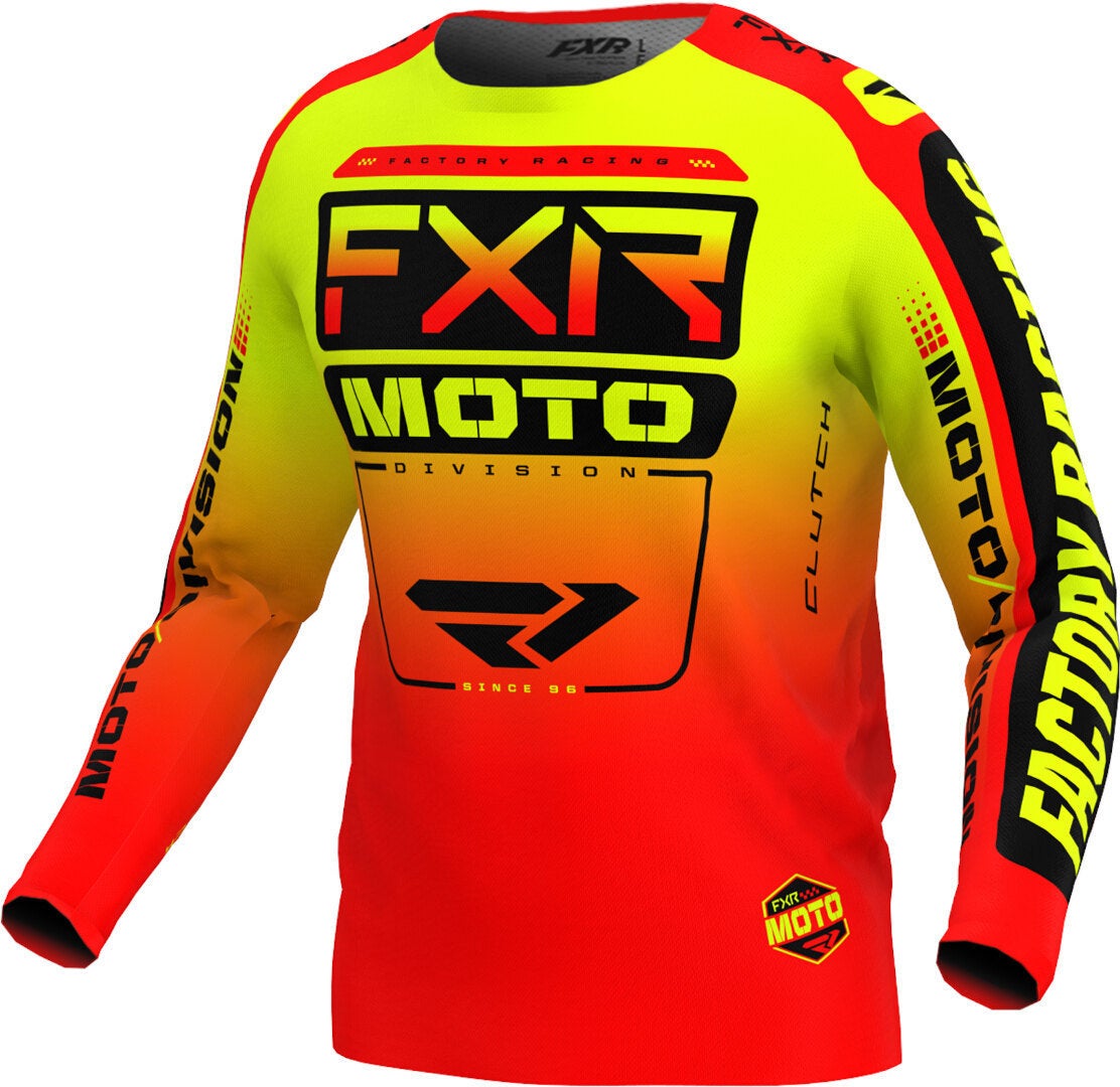 FXR Clutch 2024 Motocross trøje pink/blå S Figur 2