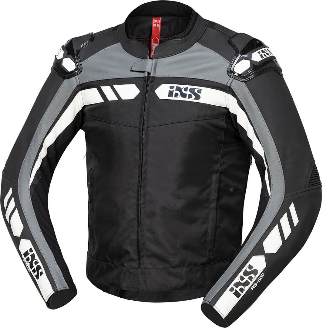 IXS RS-500 1.0 Leather / Textile Motorcycle Jacket-image-622621999
