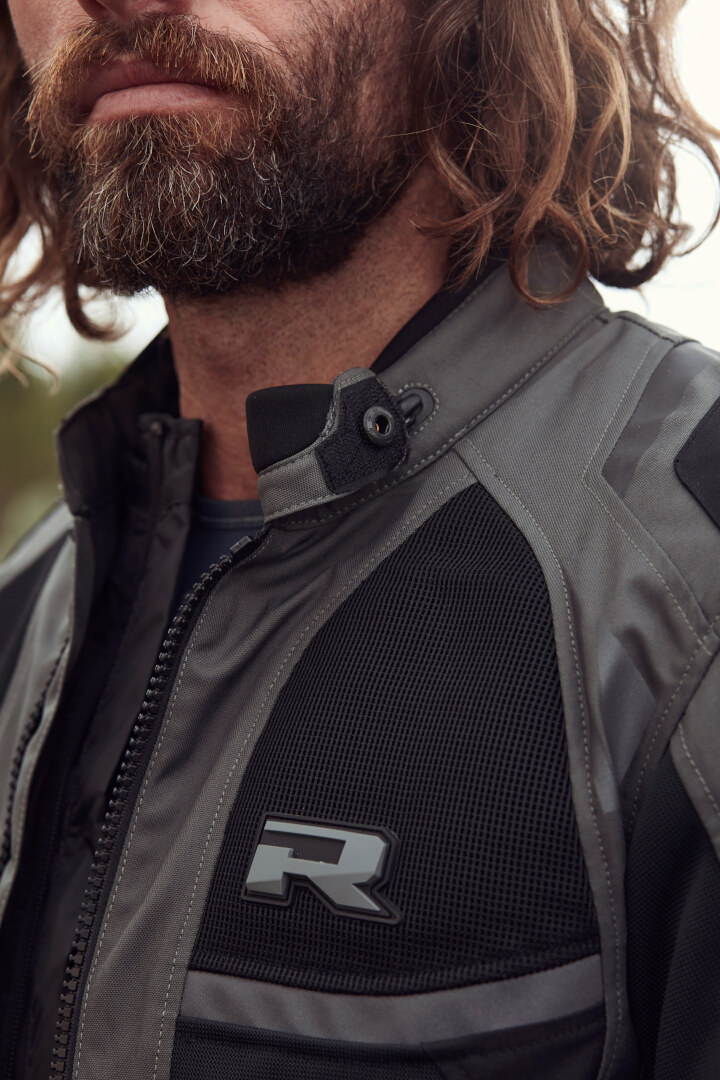 Richa Airstorm waterproof Motorcycle Textile Jacket dark grey/black 3XL Figure 4