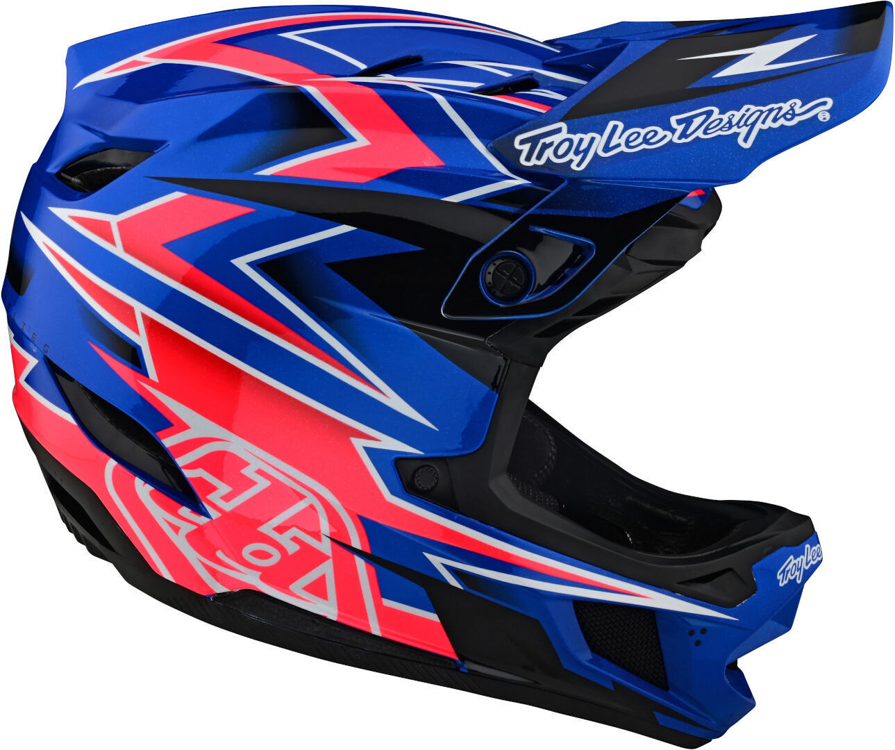 Troy Lee Designs D4 MIPS Composite Volt Downhill Helm blau L (58/59) Abbildung 4