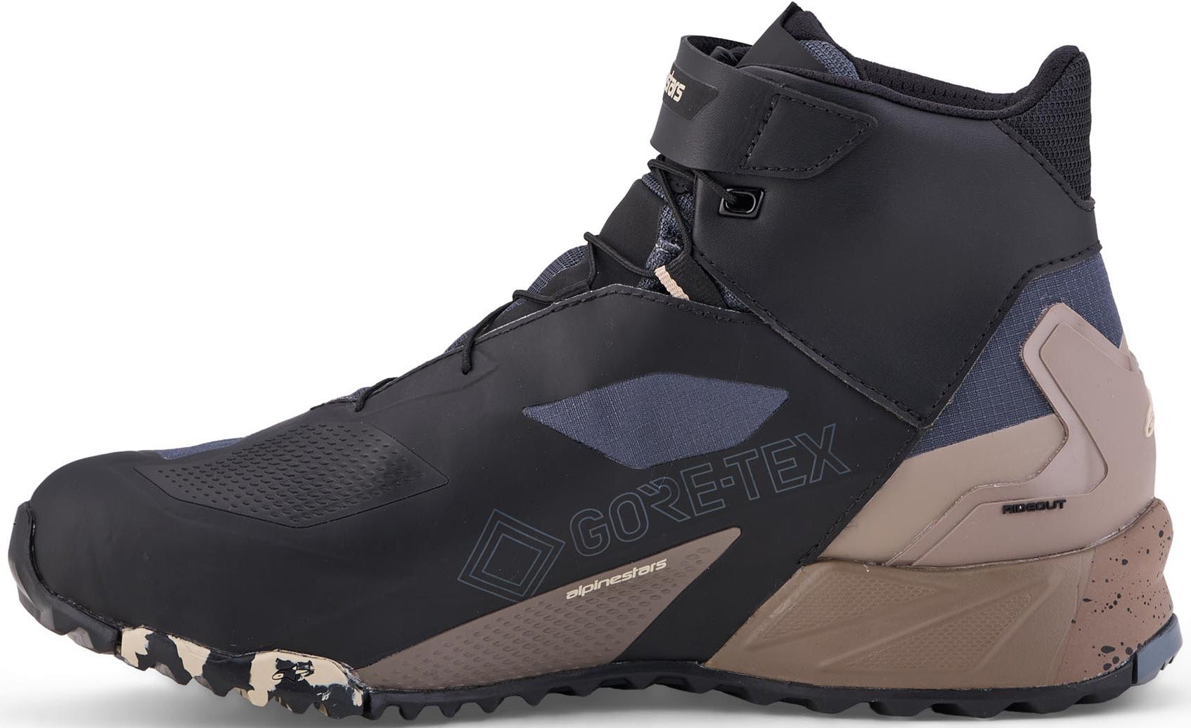 Alpinestars CR-X Gore-Tex wasserdichte Motorrad Schuhe schwarz/beige 11,5 Abbildung 3