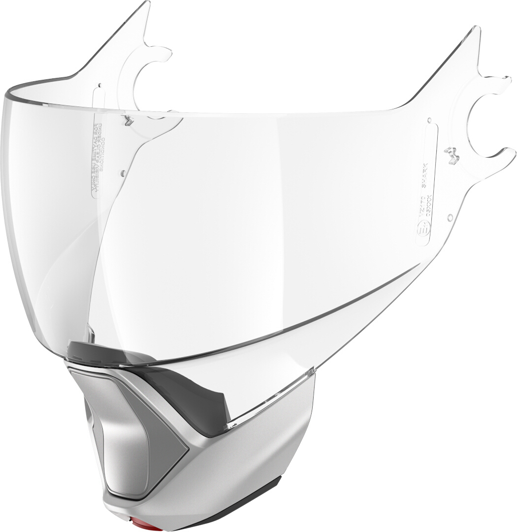 Shark Evojet Set de perdele Visor Chin Clar/gri deschis mat Figura 1