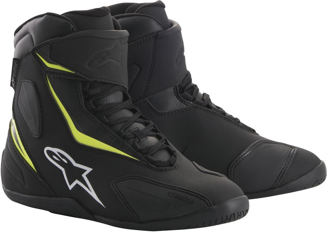 Alpinestars Fastback 2 Drystar Motorcykel sko sort/gul 12 (45,5) Figur 1