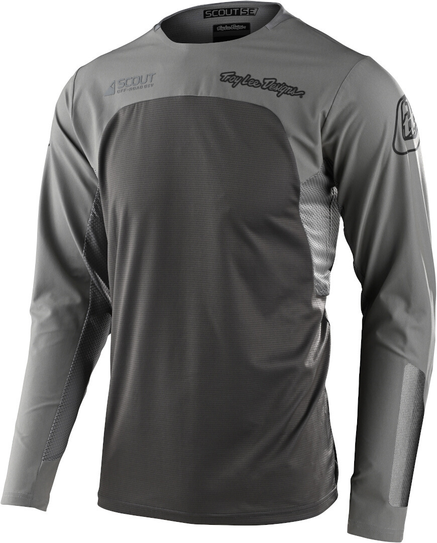 Troy Lee Designs Scout SE Systems Motocross Jersey dunkelgrau/hellgrau M Abbildung 1