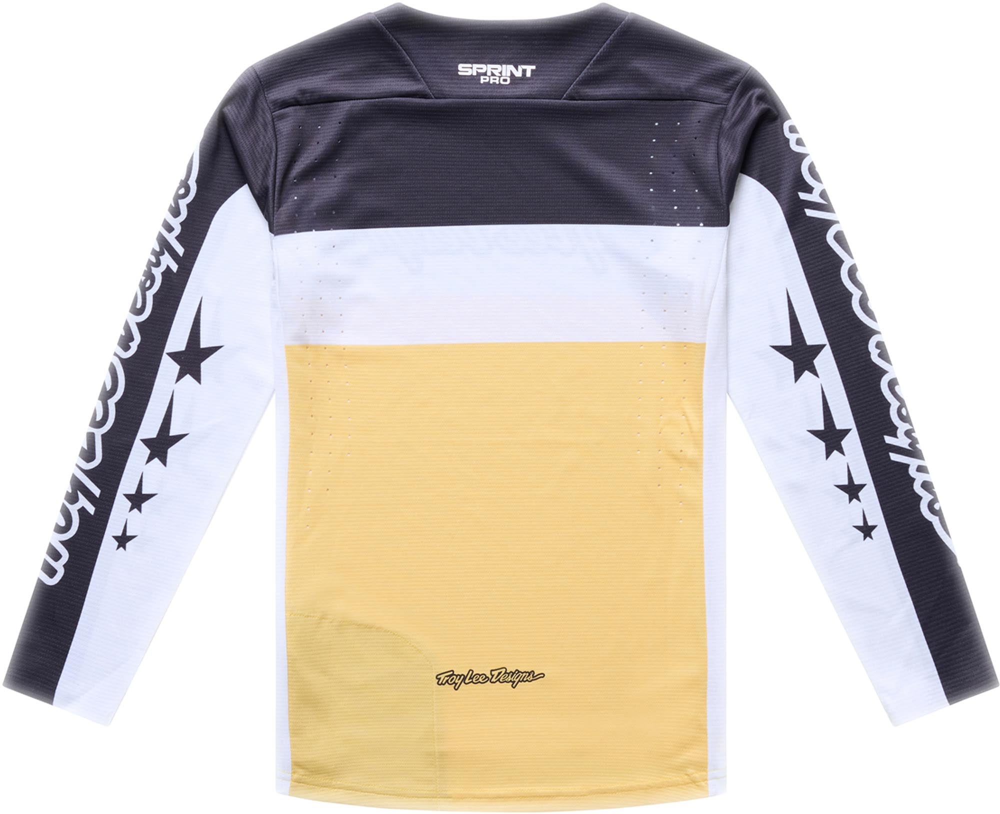 Troy Lee Designs Sprint Pro YO Moto Youth Bicycle Jersey yellow YS Figure 2