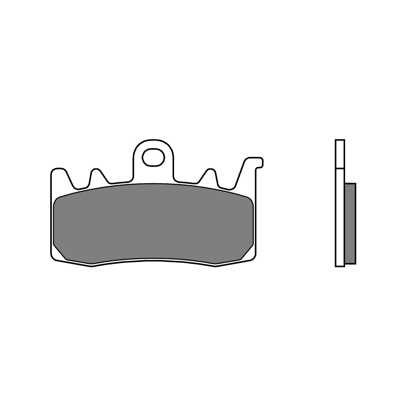 Brembo S.p.A. Sintrade bromsbelägg i metall - 07BB38SA Figur 1