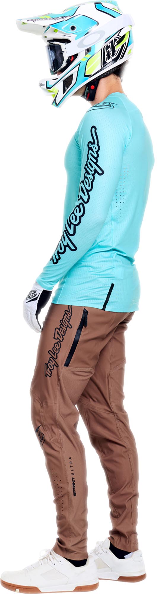 Troy Lee Designs Sprint Ultra LS Mono Maillot de vélo turquoise M Figure 12