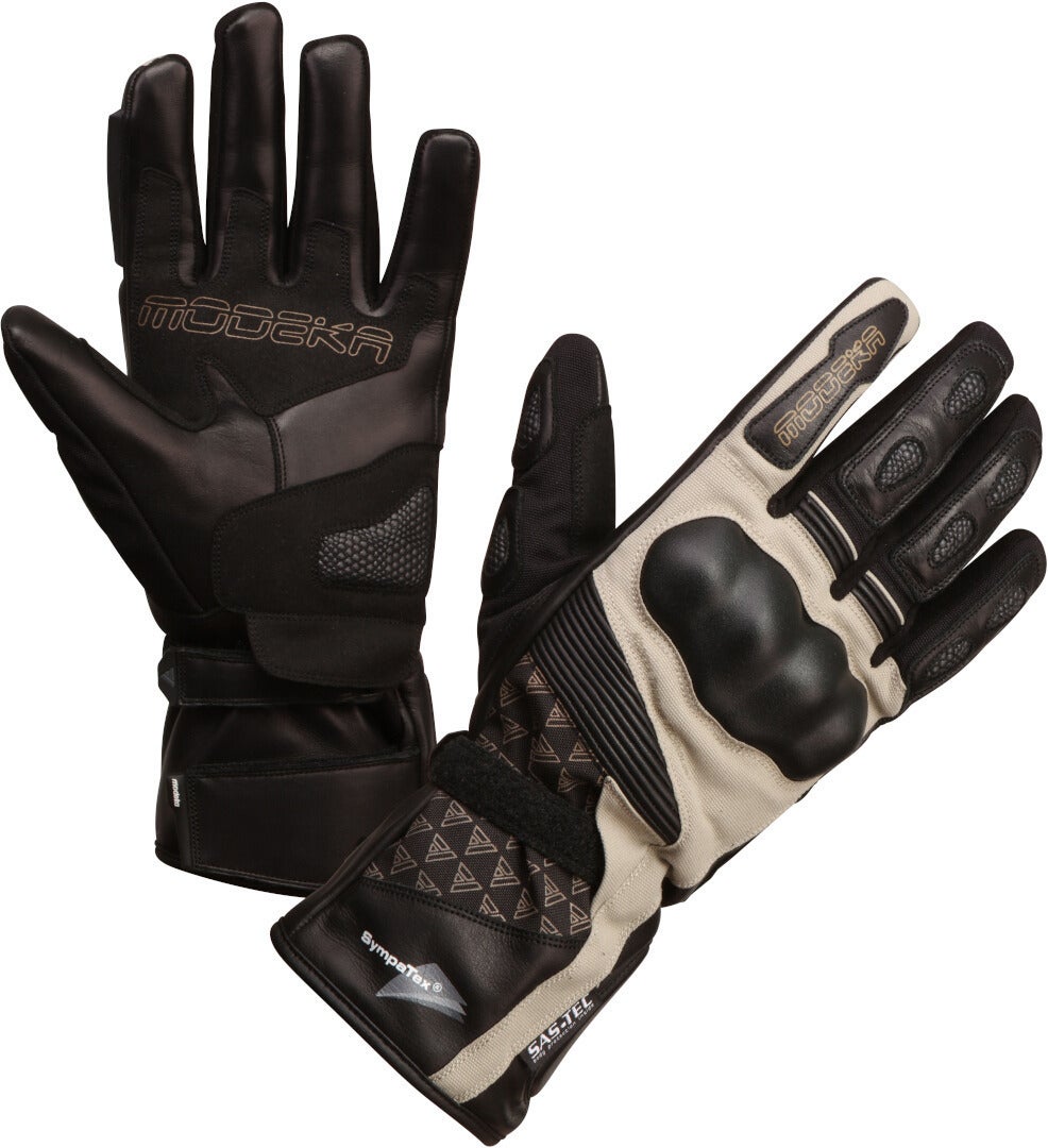Modeka Panamericana Gants de moto Noir/sable 9 Figure 1