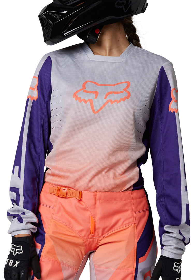 FOX 180 Leed Tricou feminin de motocross portocaliu XS Figura 6