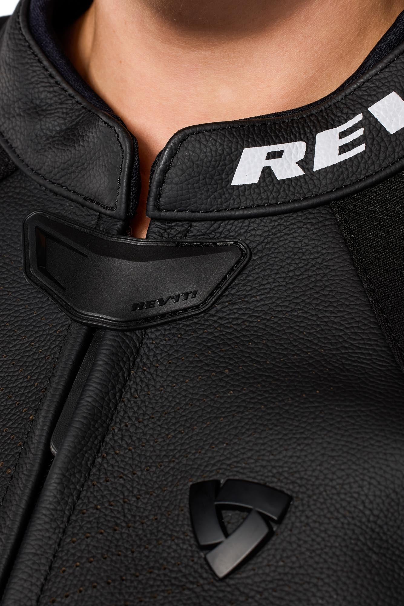 Side view of Revit Xena 4 Ladies Motorcycle Leather Jacket