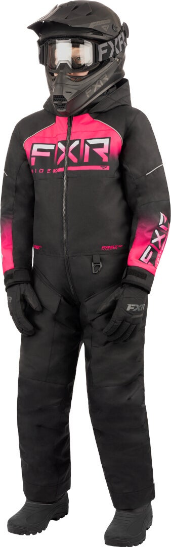 FXR Recruit Vinterdragt til børn sort/pink 12 Figur 1