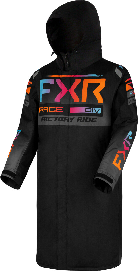 FXR Warm-Up 2023 Snowmobil Mantel schwarz/bunt XXS Abbildung 1