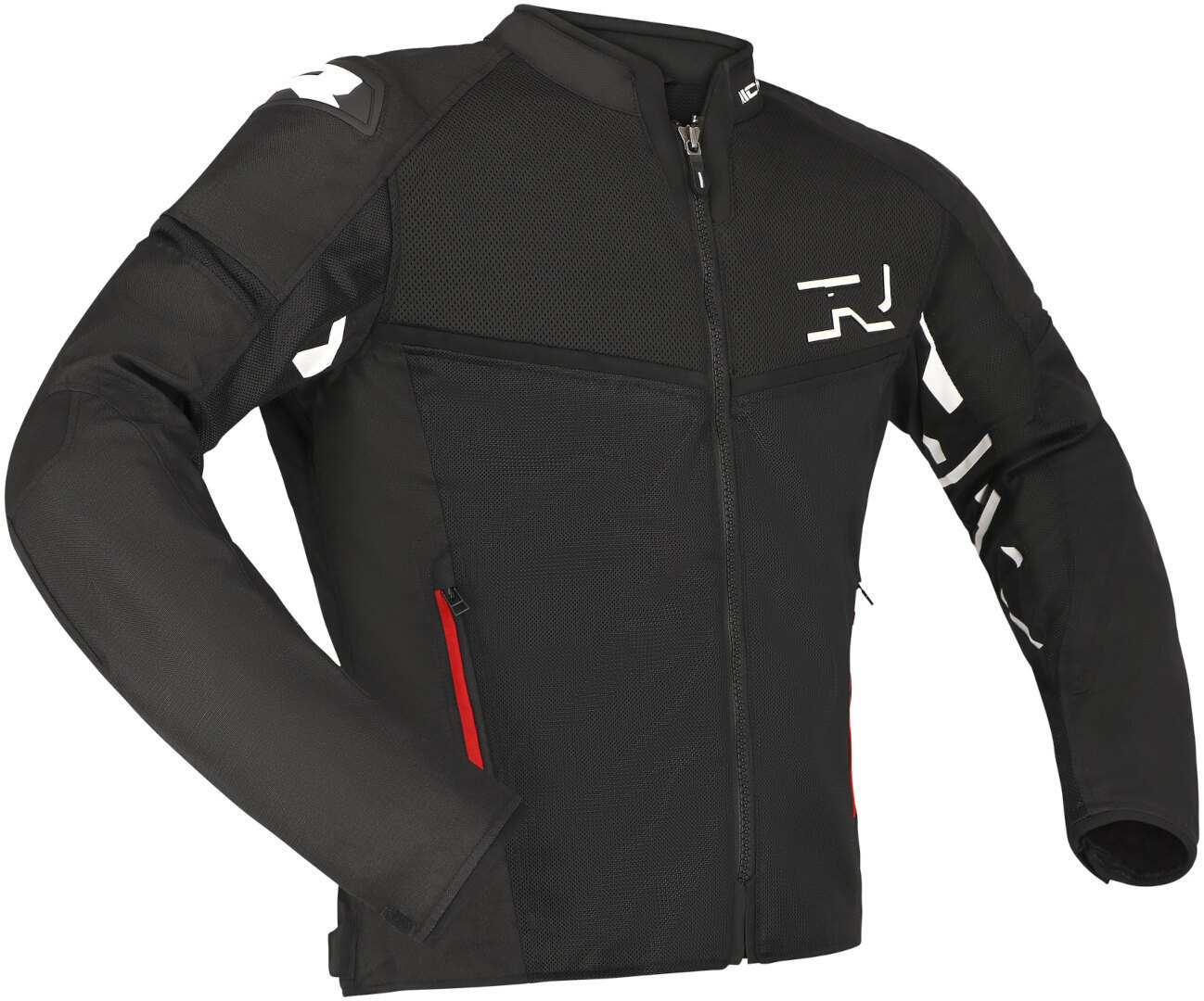 Richa Stradale Mesh Motorfiets textiel jas Zwart M Figuur 1