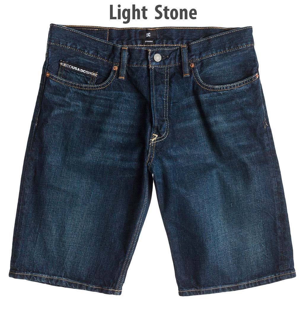 DC Worker Straight Denim Shorts Let Stenvask 30 Figur 1