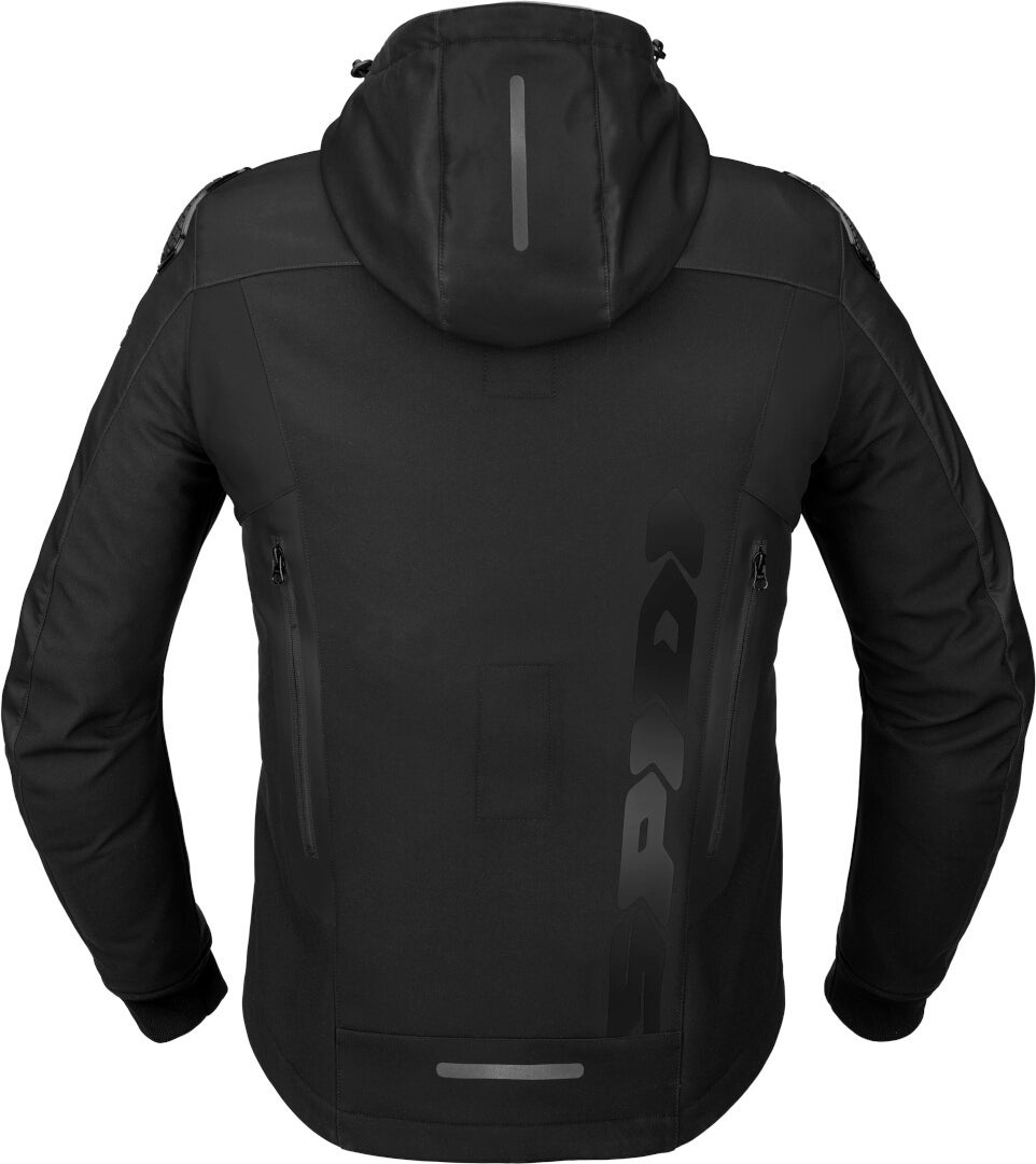 Spidi Warrior Motorrad Hoodie schwarz L Abbildung 2
