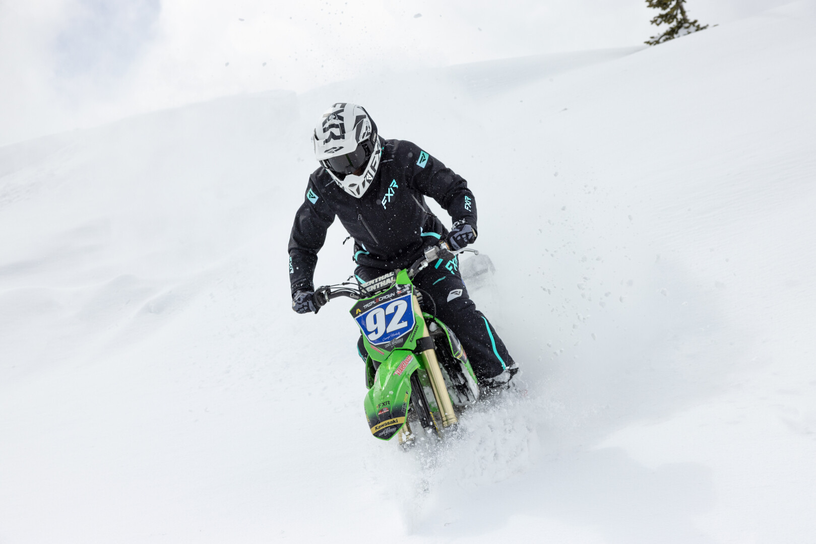 FXR Edge 2-in-1 Jachetă de snowmobil pentru doamne Negru/Verde 4 Figura 3