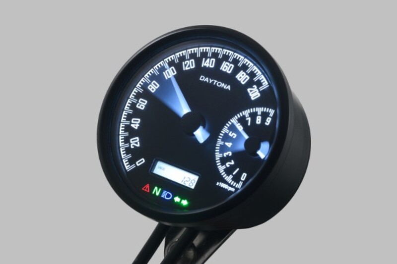 Daytona Velona W - Analogt multifunktionellt instrument för hastighetsmätare och varvräknare Figur 3