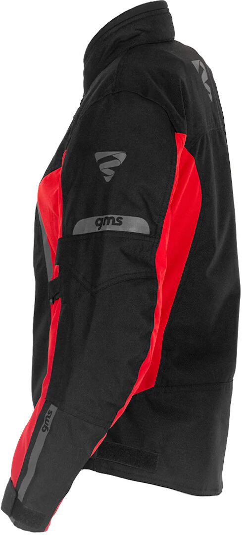 GMS Vega Damen Motorrad Textiljacke schwarz/rot XL Abbildung 2