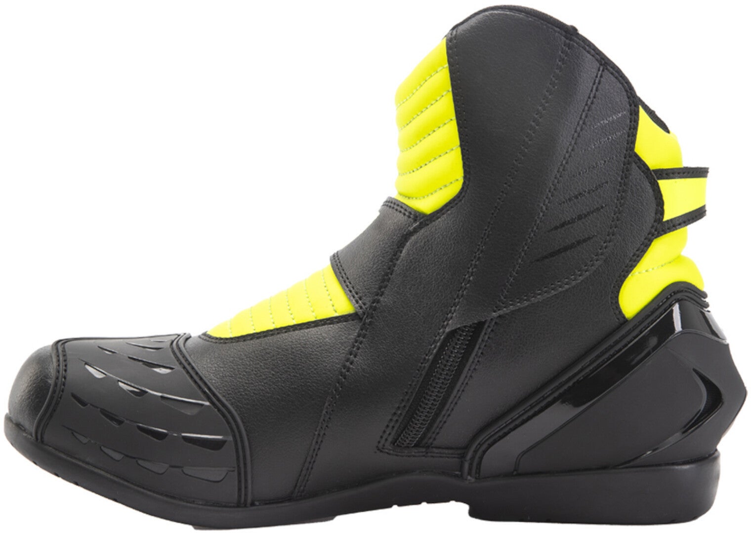 MUGENRACE Hurry perforerede Motorcykel Støvler sort/neon-gul 45 Figur 4