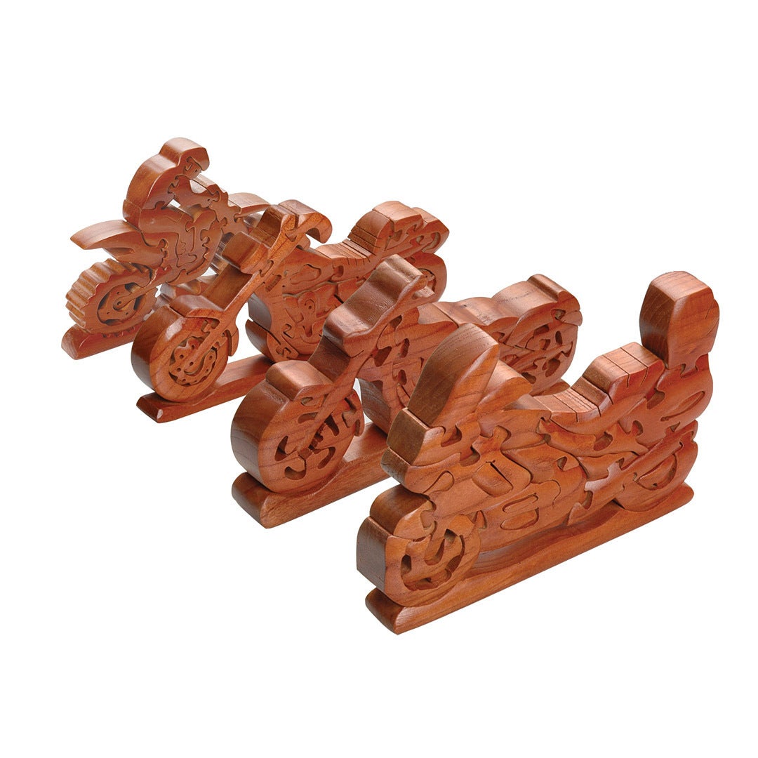 Booster Quebra-cabeça de madeira de moto Artigo principal Figura 1