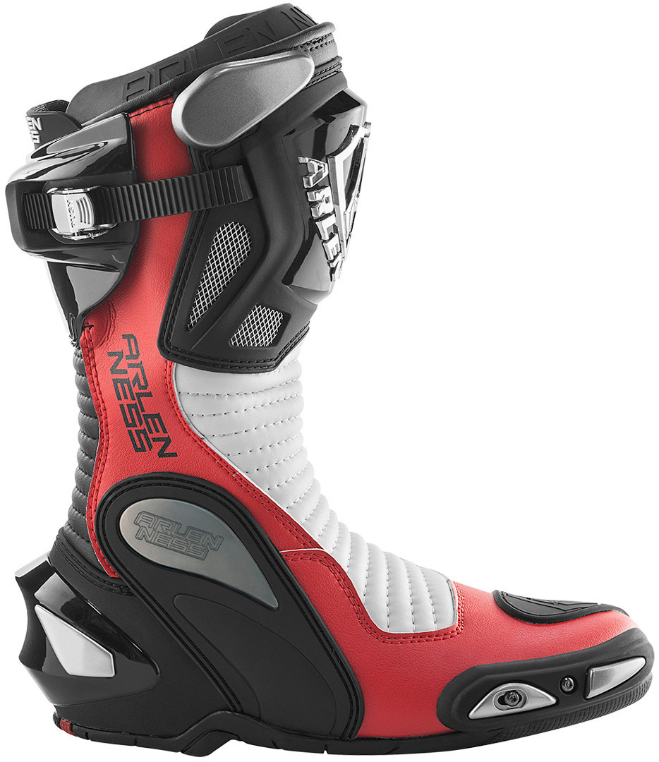 Arlen Ness Xaus Replica Motorcycle Boots black/red/white 41 Figure 2