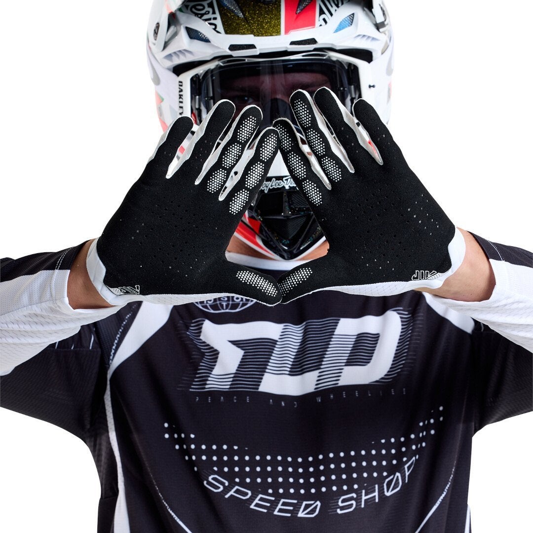 Troy Lee Designs Air Mono Luvas de motocross Branco M Figura 10