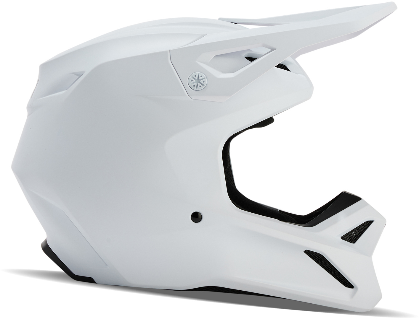 FOX V1 Solid Casco Motocross bianco opaco M (57/58) Figura 8