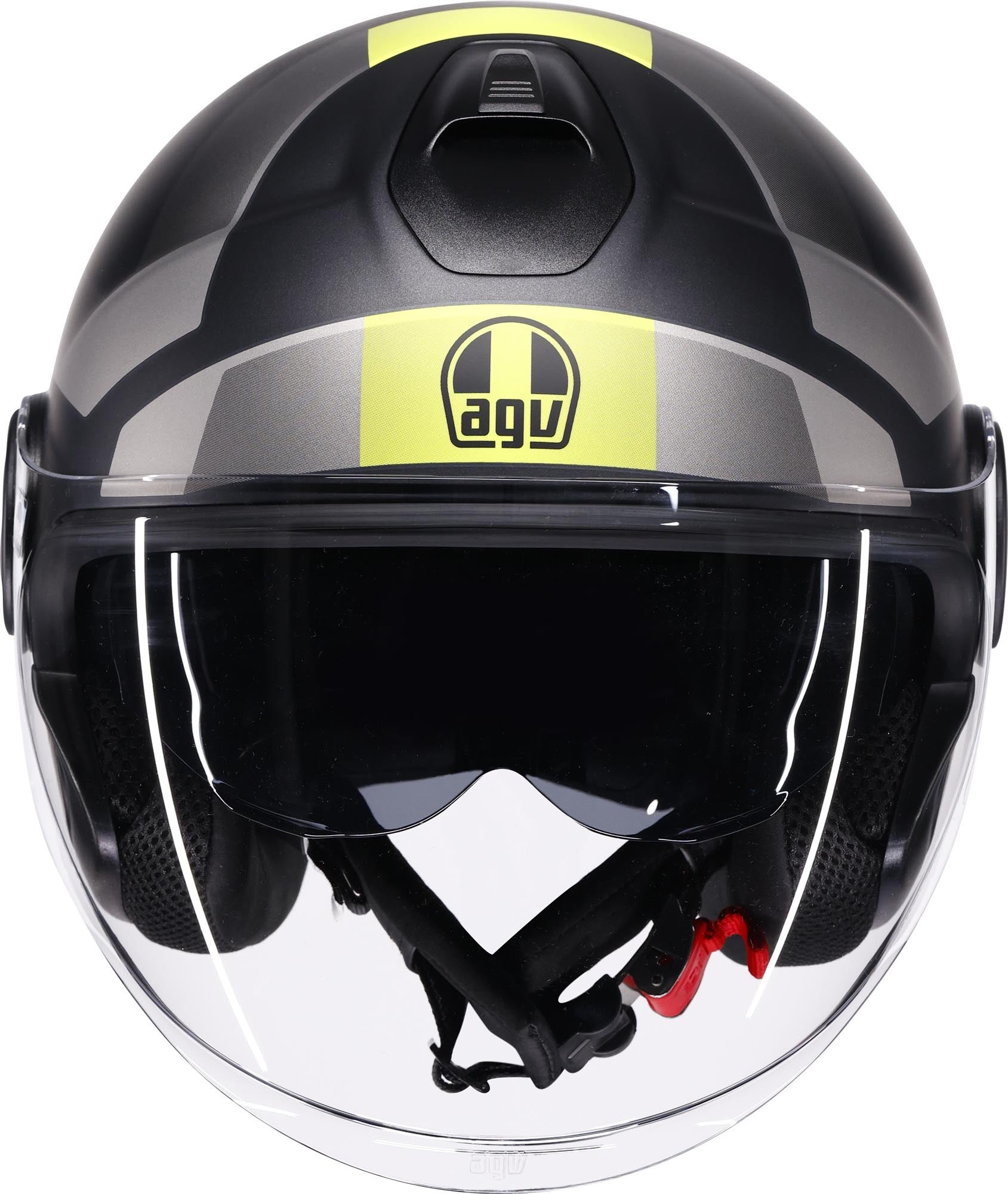 AGV Eteres Camogli Jet Helmet black matt/grey/yellow L (59/60) Figure 2