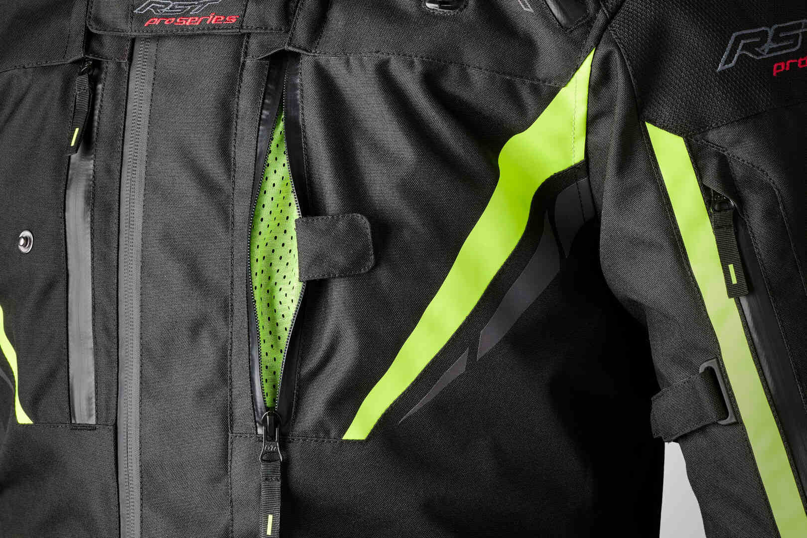 RST Pro Series Paragon 7 Motorrad Textiljacke schwarz/neon M Abbildung 4