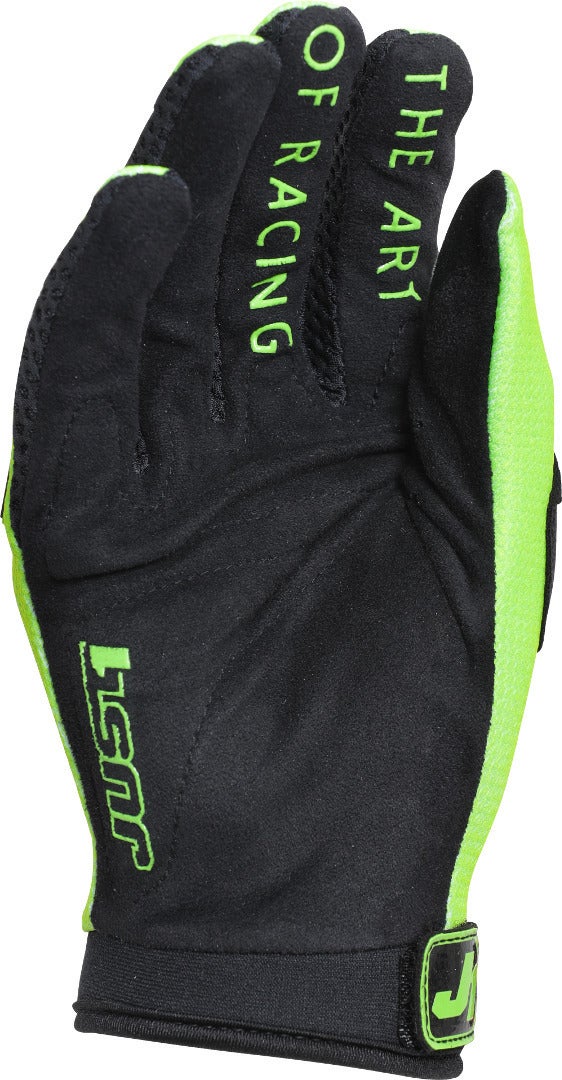 Just1 J-Force X Luvas de motocross verde/preto M Figura 2