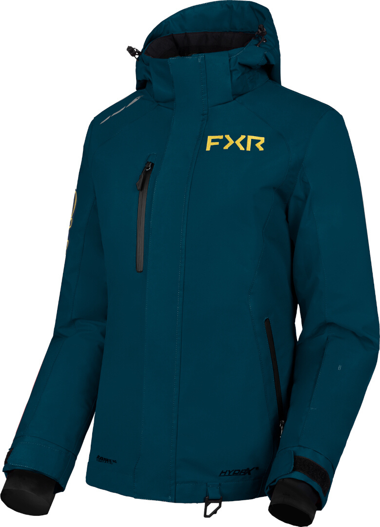 FXR Fresh 2025 Jachetă de snowmobil pentru doamne Albastru/galben 4 Figura 1