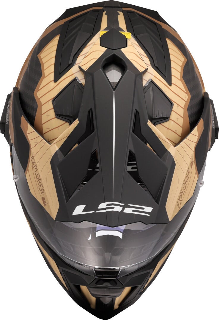 LS2 MX701 Explorer Carbon Trick Casco da motocross Sand matt M (57/58) Figura 9