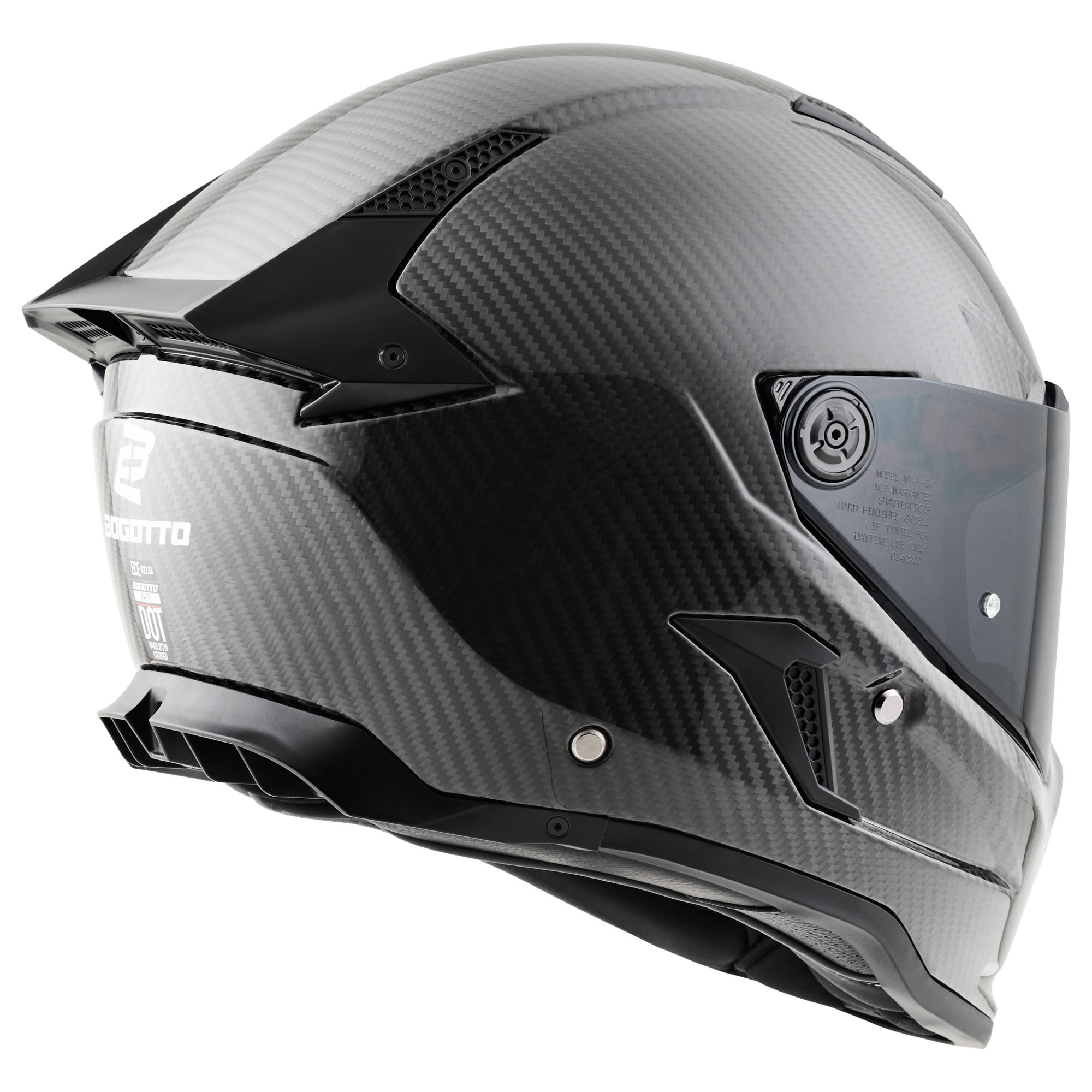 Bogotto Rapto Carbon Helm schwarz XL Abbildung 2