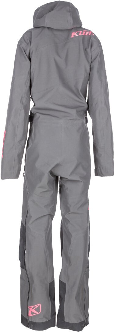 Klim Ripsa Vapor Snescooterdragt i ét stykke grå/pink Kort L Figur 4