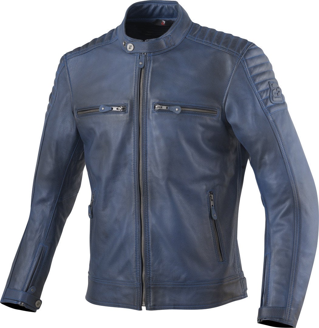 Bogotto Frisco Motorcycle Leather Jacket blue L Figure 1