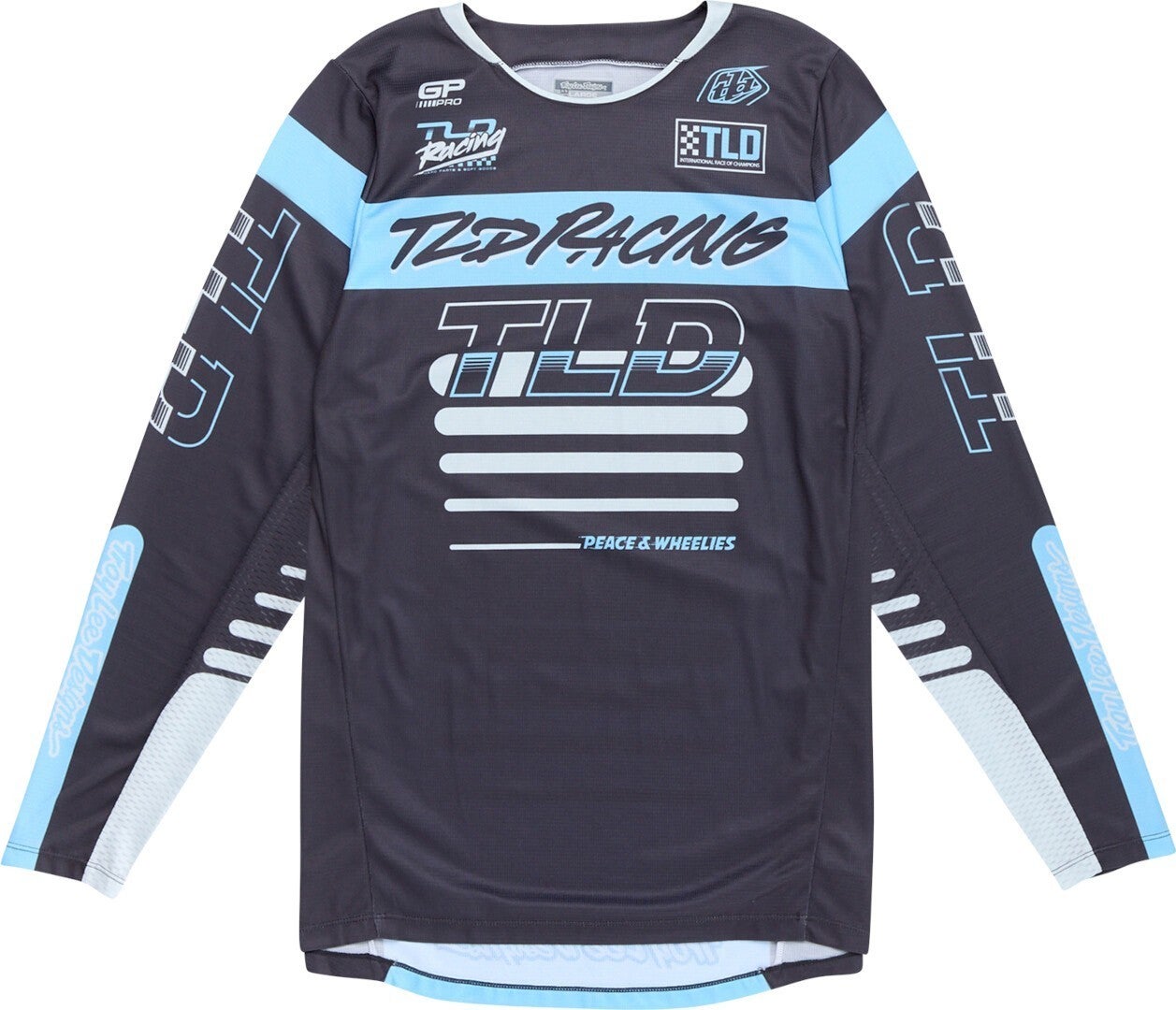 Troy Lee Designs GP Pro Fifty-50 Motocross trøje blå/grå XL Figur 1
