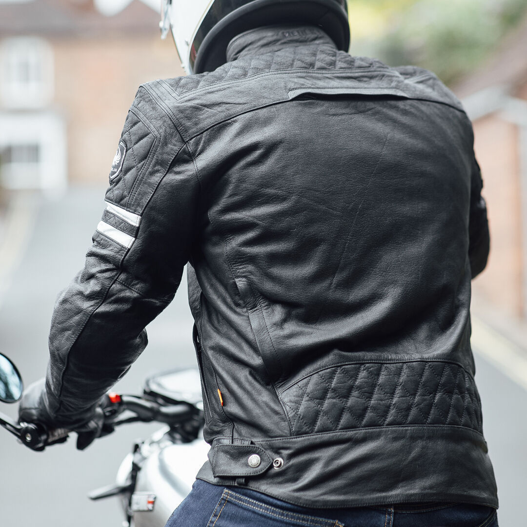Side view of Merlin Hixon II D3O Motorcycle Leather Jacket