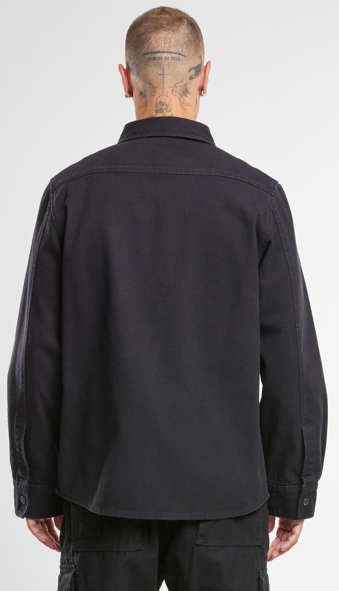 Brandit Heavy Twill Chemise noir XS Figure 5